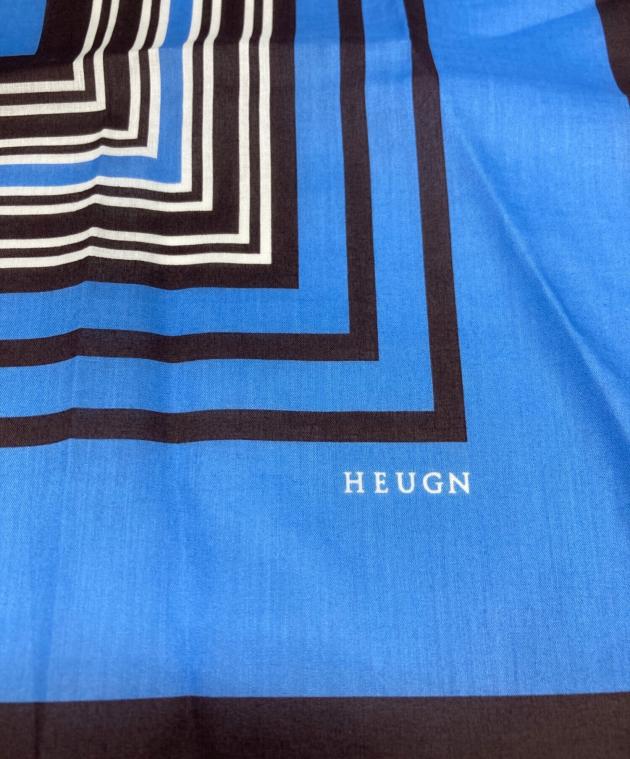 中古・古着通販】HEUGN (ユーゲン) スカーフ ブラウン×ブルー