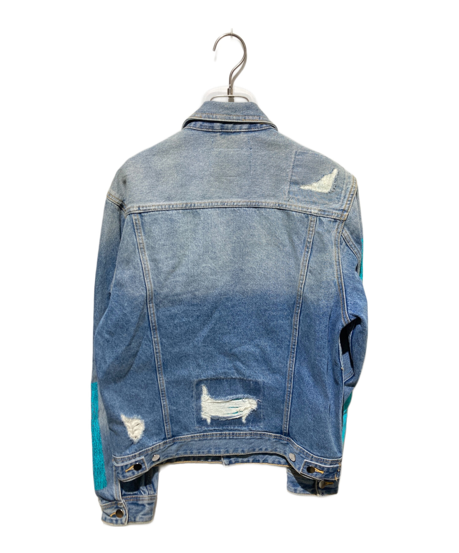 中古・古着通販】GUESS (ゲス) デニムジャケット インディゴ サイズ:M 