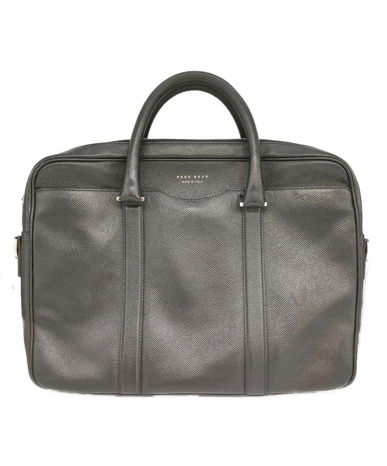 中古・古着通販】HUGO BOSS (ヒューゴ ボス) レザーブリーフケース 