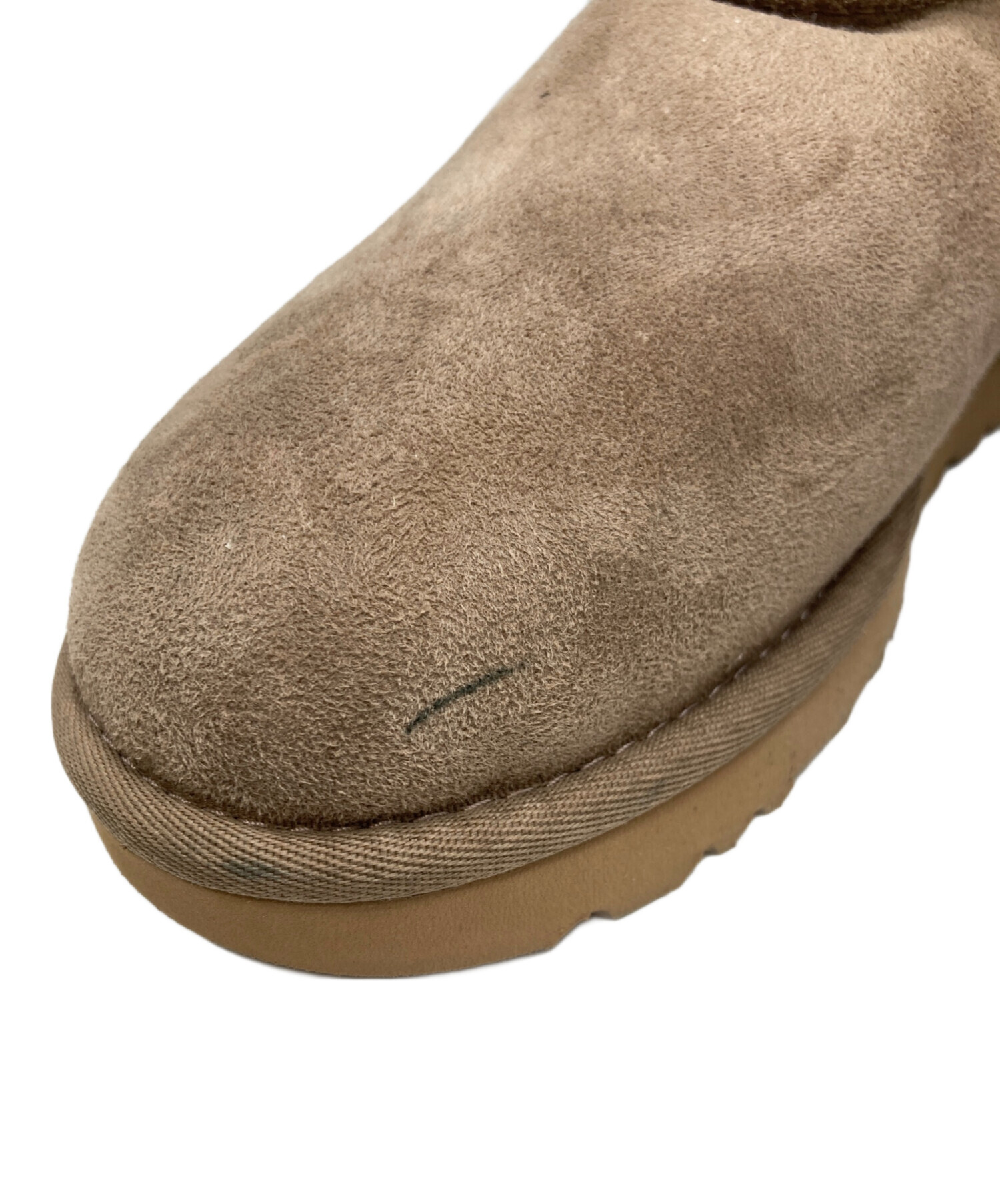 中古・古着通販】UGG (アグ) リボンデザインムートンブーツ ベージュ