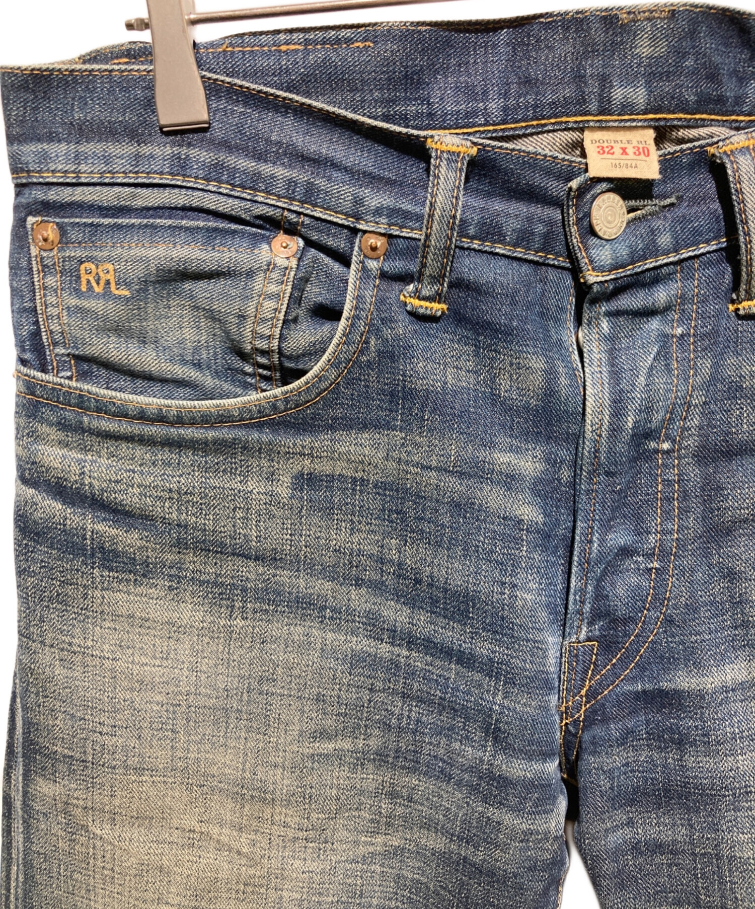 中古・古着通販】RRL (ダブルアールエル) USA製 SLIM FIT ボタンフライ