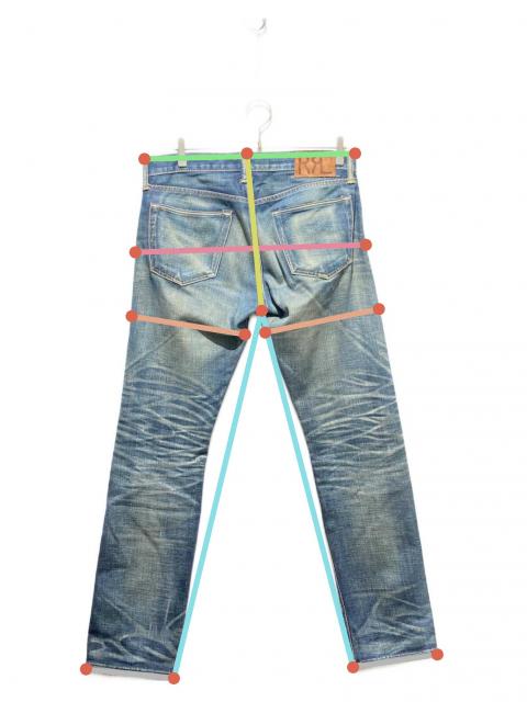 中古・古着通販】RRL (ダブルアールエル) USA製 SLIM FIT ボタンフライ