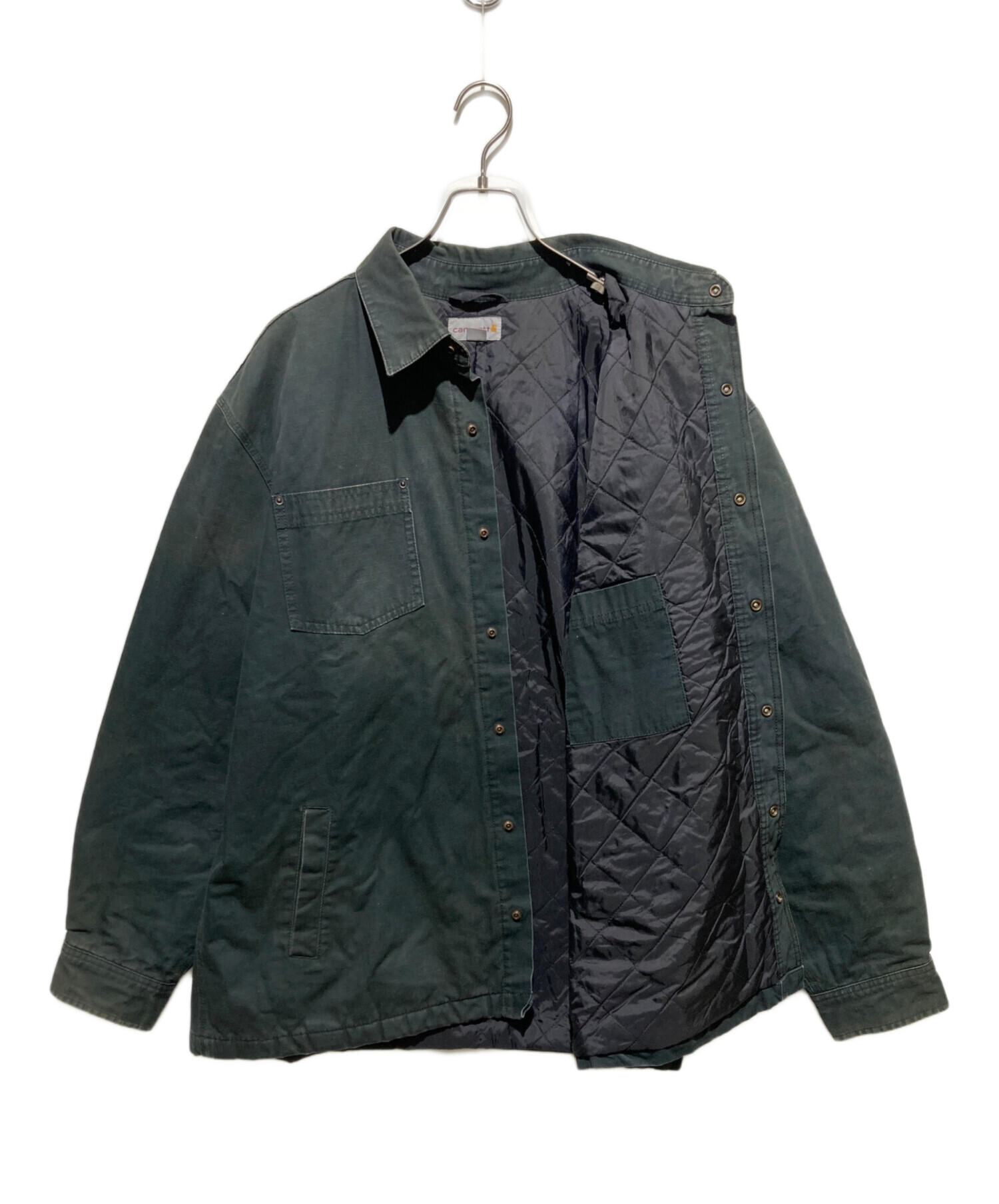 カーハート　カーキ　タンカースジャケット　キルティング裏地 中古・古着通販】CarHartt (カーハート) 裏地キルティングワーク