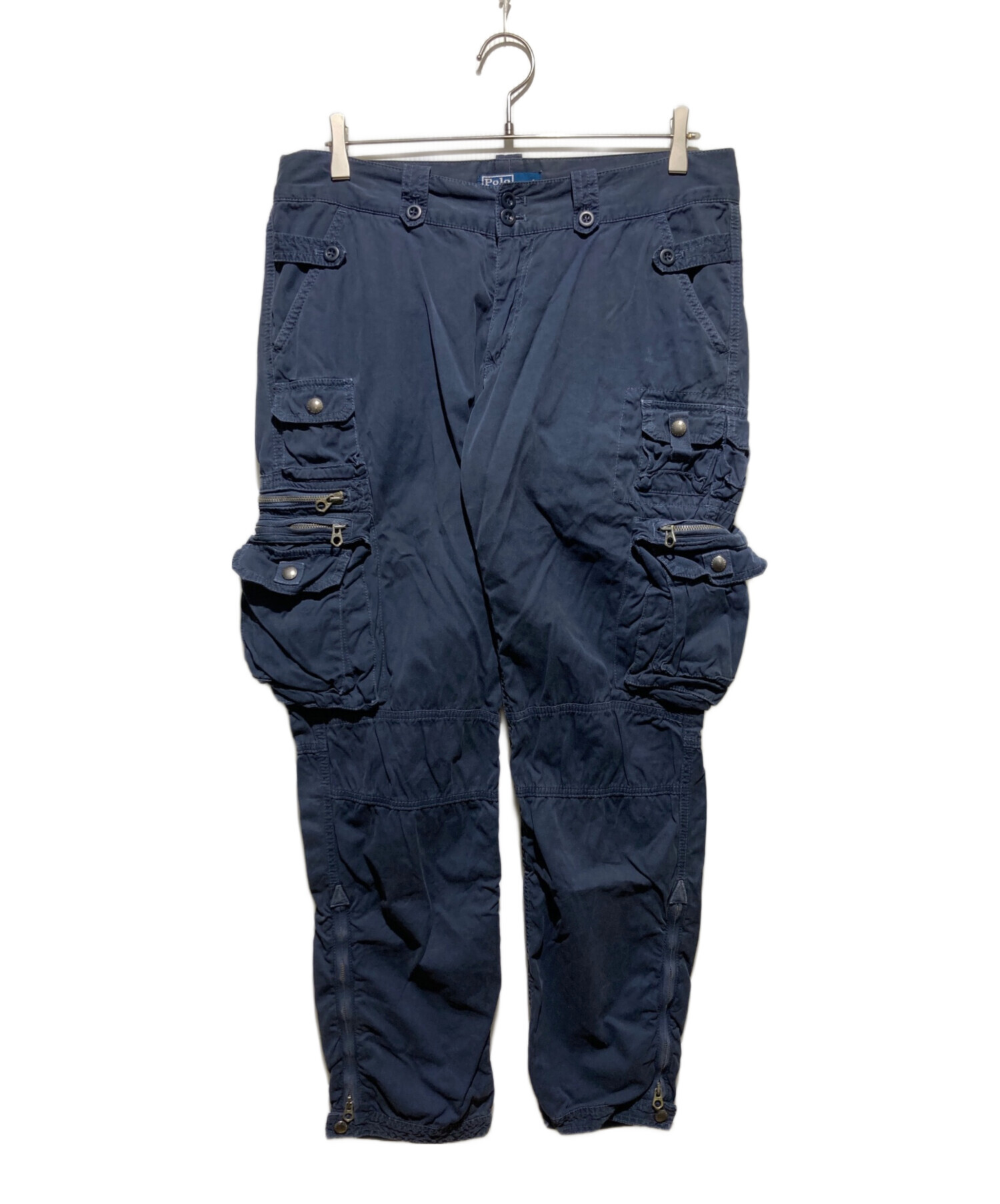 ラルフローレン　パラシュート　マルチポケット　ベスト　Ｌサイズ　ハンティング 中古・古着通販】POLO RALPH LAUREN (ポロ・ラルフローレン) 90s～00s
