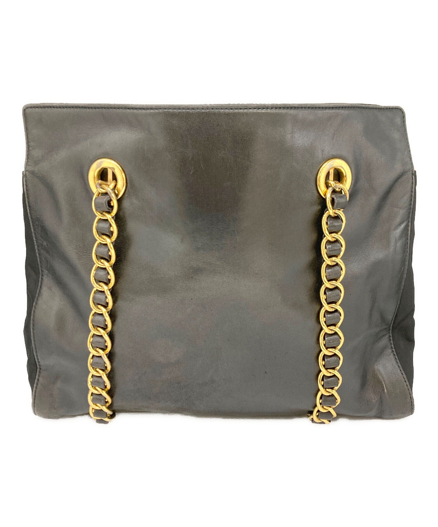 中古・古着通販】PRADA (プラダ) ロゴモチーフチェーントートバッグ