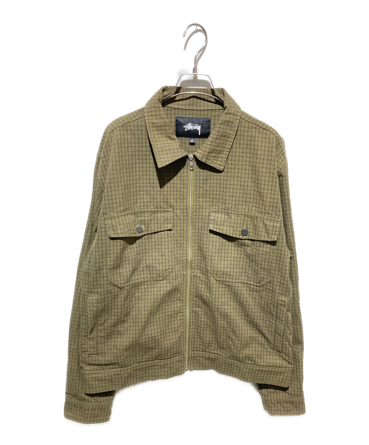 ステューシー STUSSY ジャケット メンズ Check Garage 完売品 