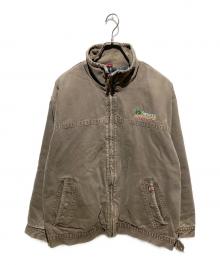 90s 古着 DRI-DUCK ダックジャケット ブラウン スタンドカラー XL DRI DUCK アクティブパーカータイプ ダックジャケット 古着 メンズUS