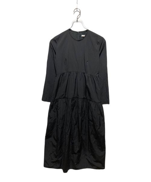 CLANE ソリッドティアードワンピース 中古・古着通販】CLANE (クラネ) TIERED ONE PIECE/ティアード