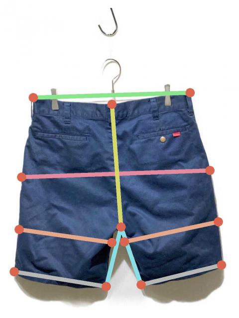 中古・古着通販】Supreme (シュプリーム) ハーフパンツ ネイビー