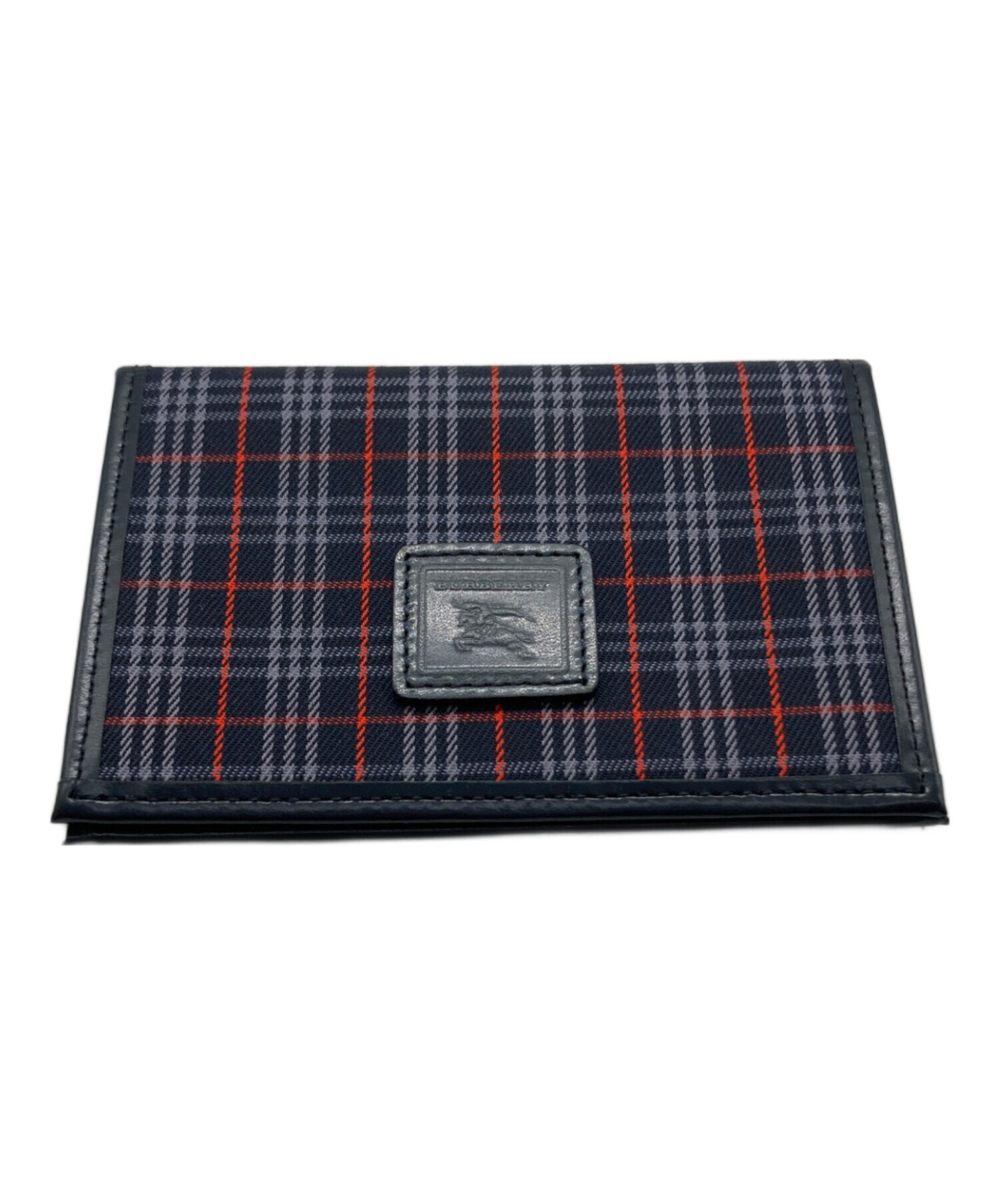 中古・古着通販】BURBERRY (バーバリー) パスケース ネイビー 中古・古着通販】BURBERRY (バーバリー) パスケース ネイビー