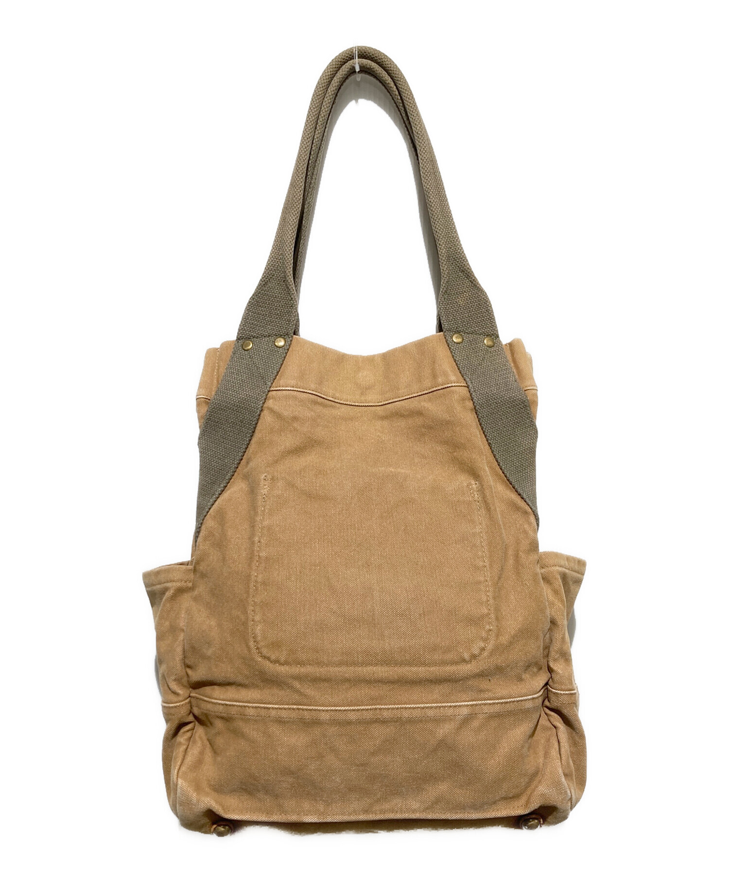 中古・古着通販】RRL (ダブルアールエル) DUCK TOTE BAG/ユーズド加工 