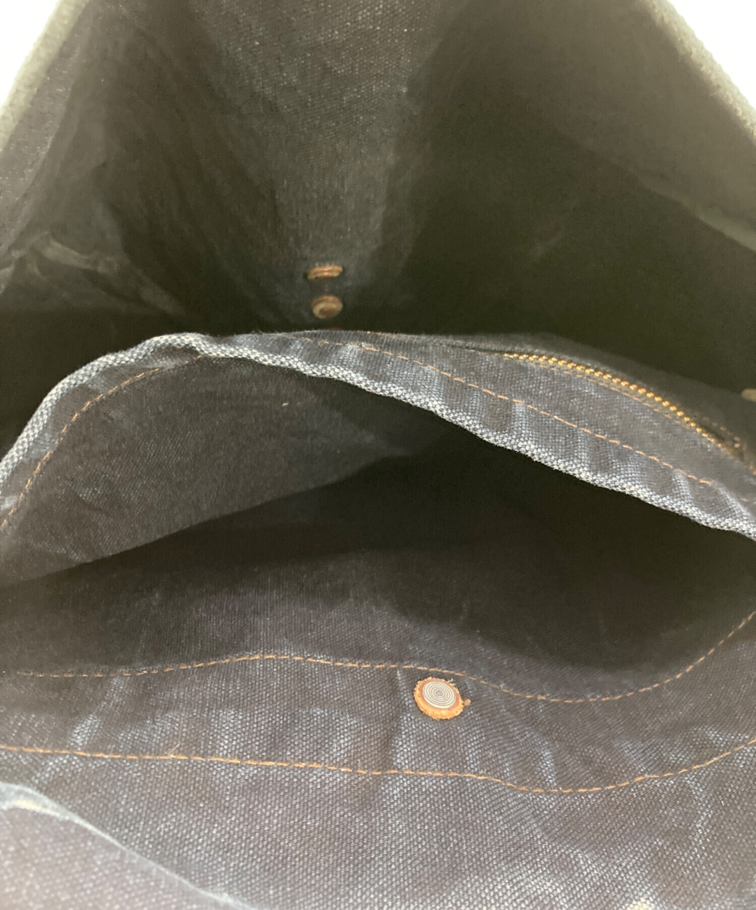 中古・古着通販】RRL (ダブルアールエル) インディゴRRLロゴショルダー 
