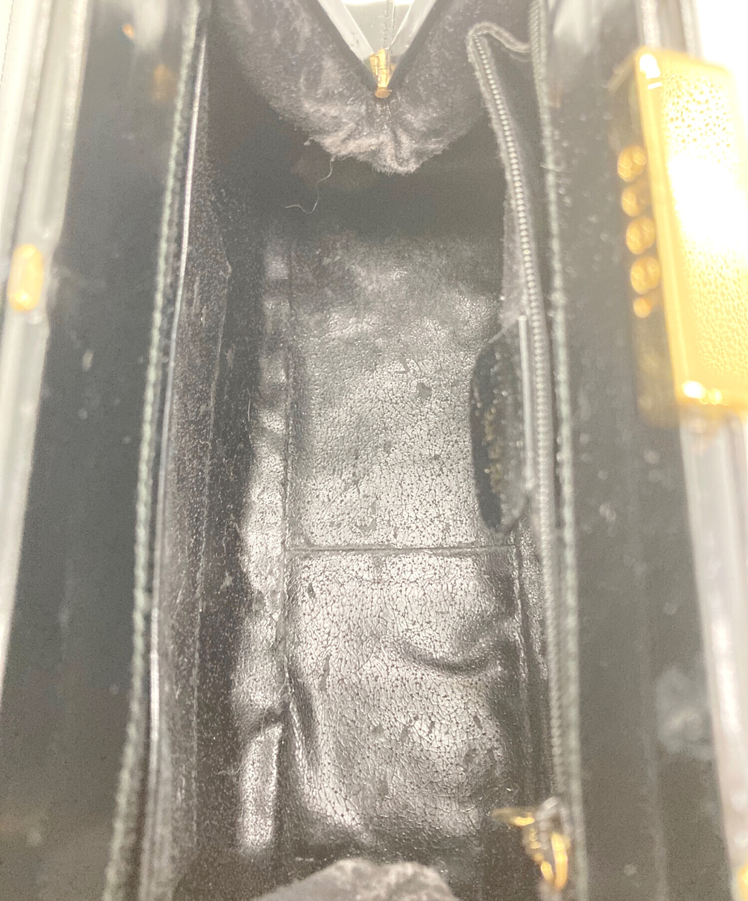 中古・古着通販】GUCCI (グッチ) バンブーワンハンドルバック ブラック 