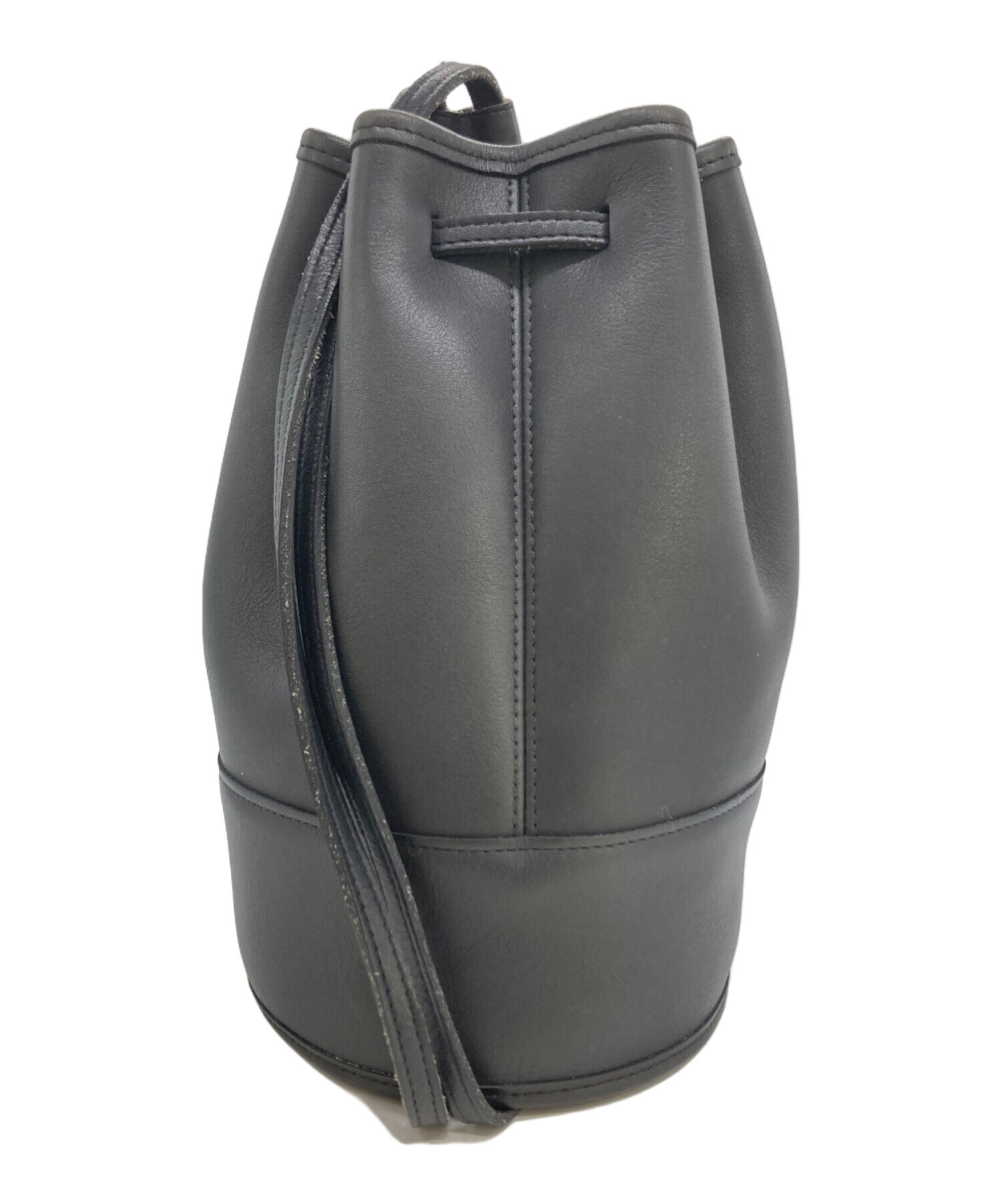 中古・古着通販】COACH (コーチ) OLD USA製 巾着型レザースリング 
