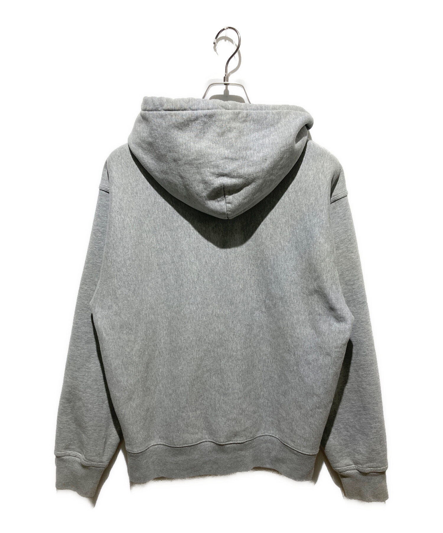 中古・古着通販】stussy (ステューシー) STOCK LOGO ZIP HOODIE グレー