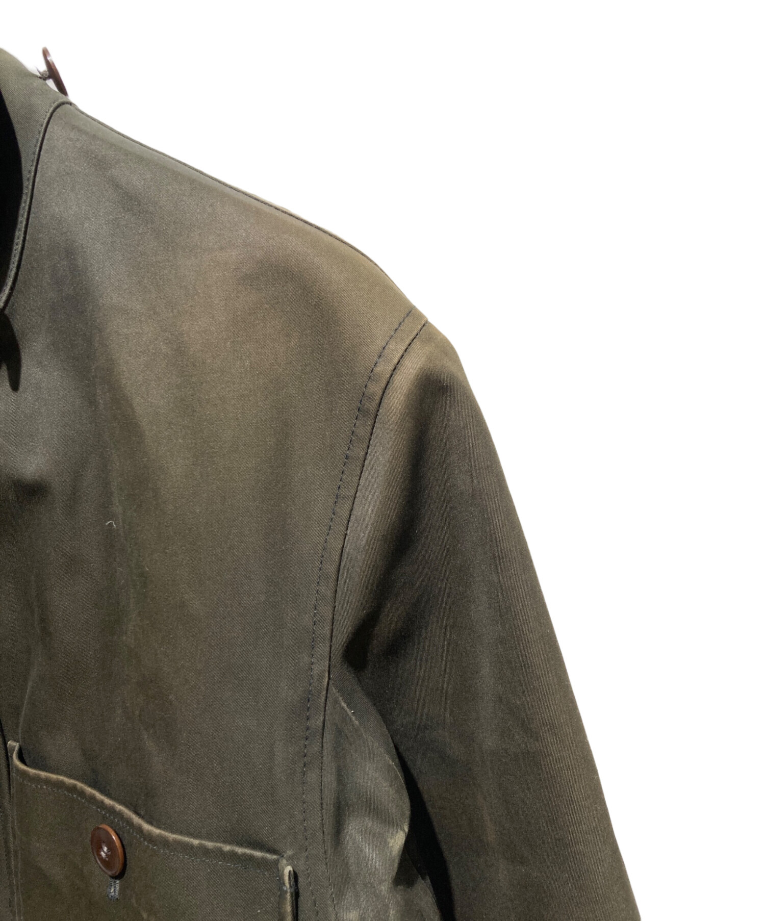 old a.p.c /ミリタリージャケット ブラウン XS アーペーセー 中古・古着通販】A.P.C. (アーペーセー) OLD ラバーコーティング