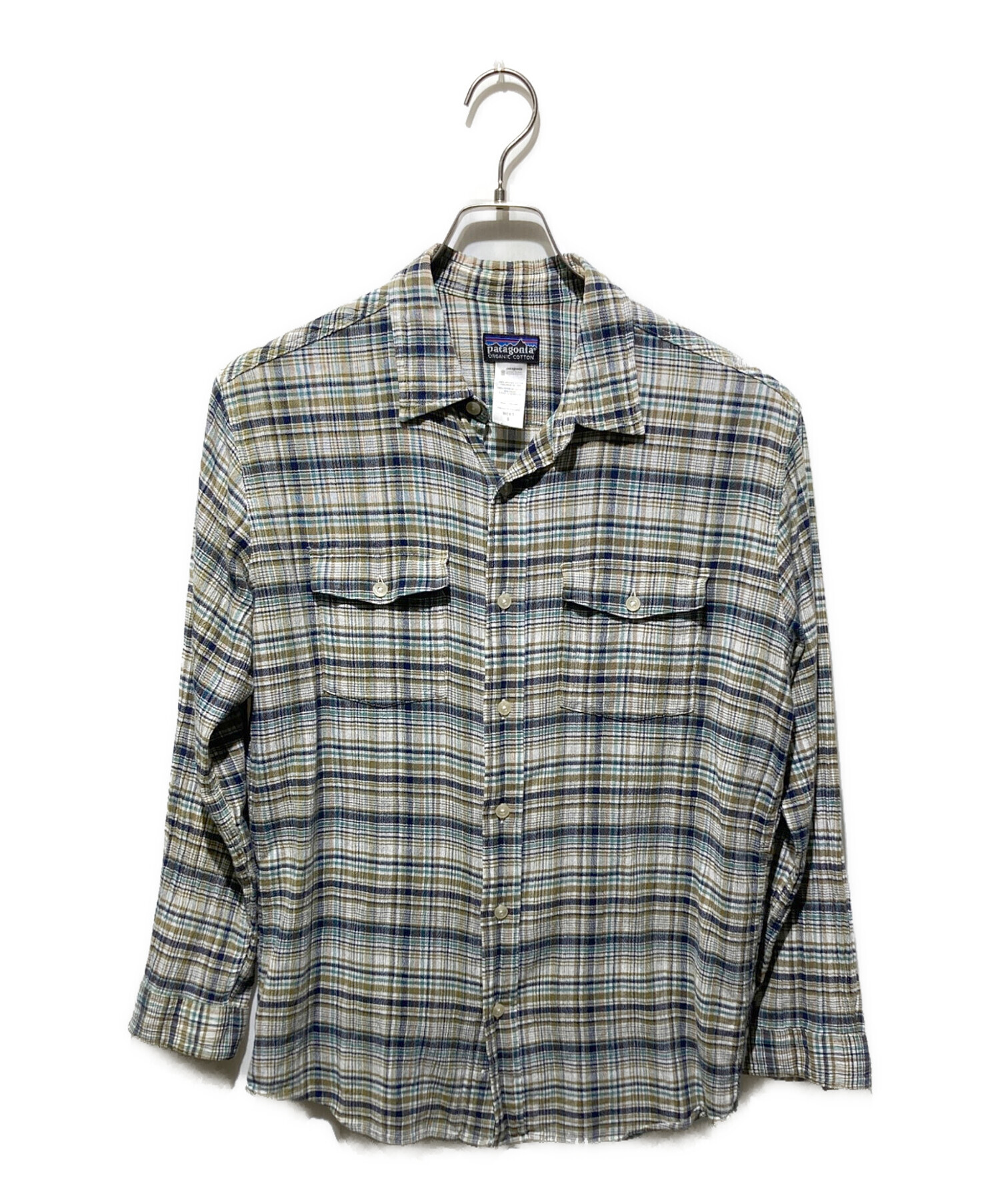 中古・古着通販】Patagonia (パタゴニア) チェックシャツ ベージュ