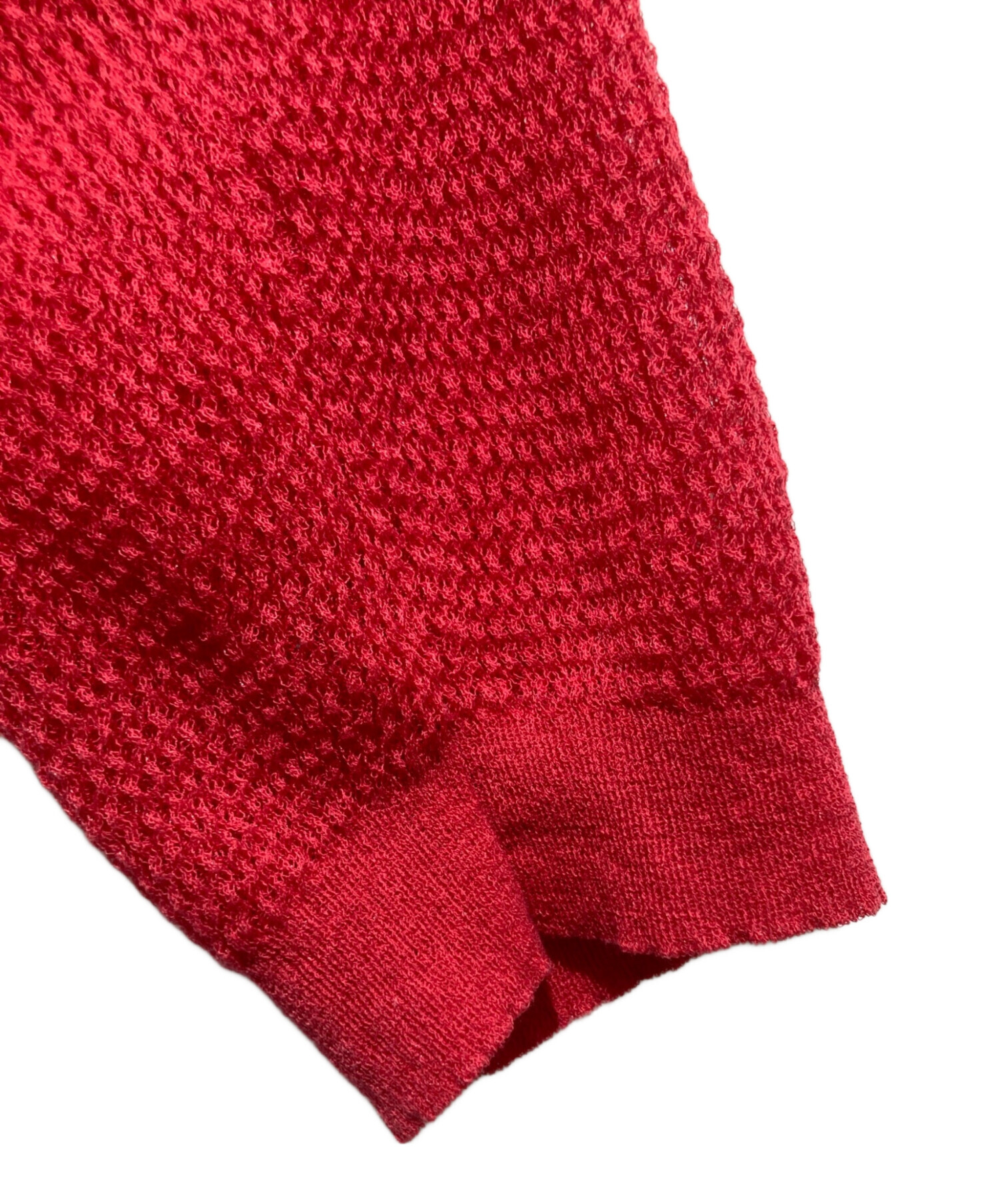 ROKU 6 RIB SHIRT CARDIGAN カーディガン レッド 6 (ROKU) - ROKU 6 RIB SHIRT CARDIGAN カーディガン レッドの通販 by