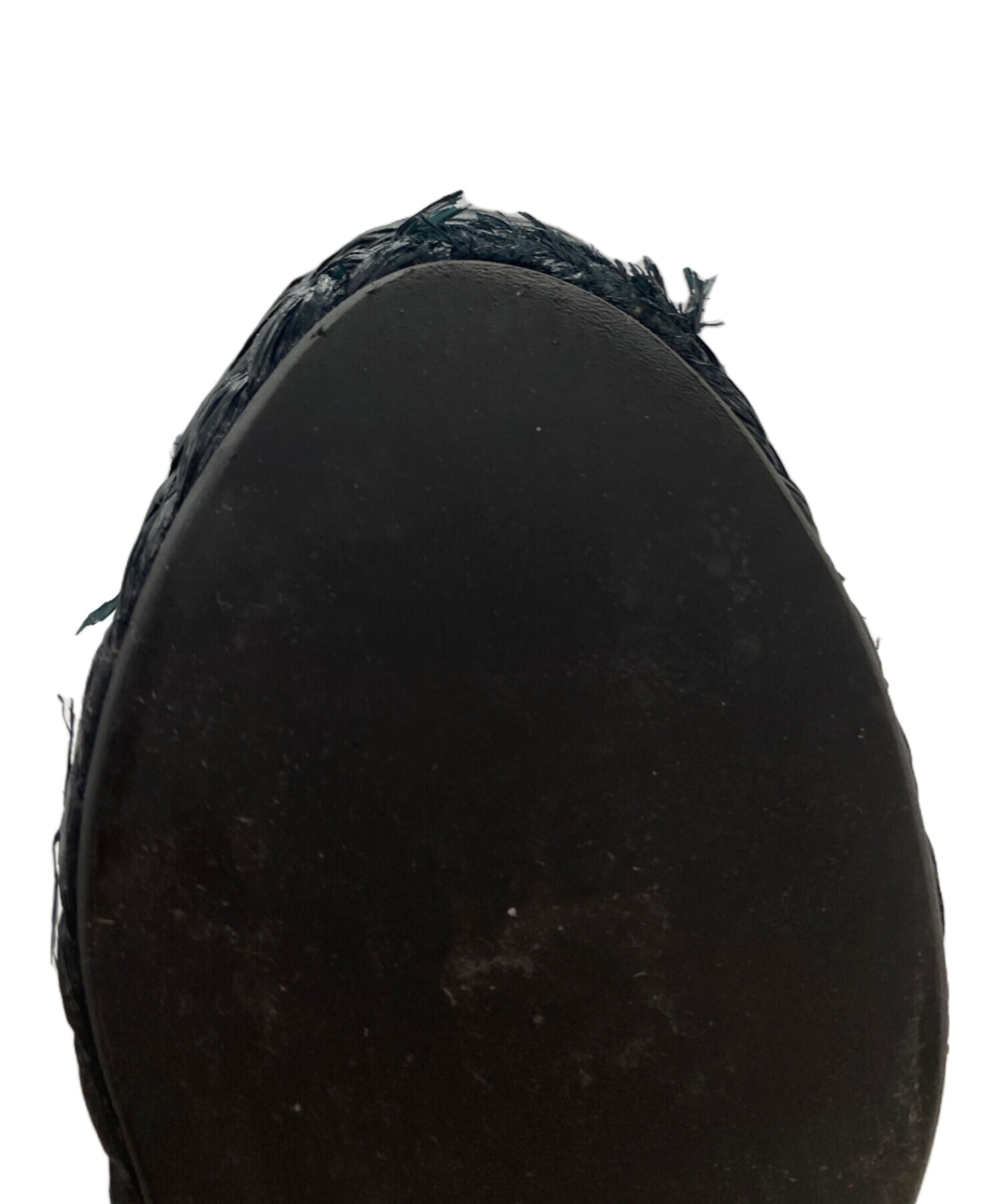 中古・古着通販】PRADA (プラダ) エスパドリーユ厚底サンダル ブラック 中古・古着通販】PRADA (プラダ) エスパドリーユ厚底サンダル ブラック