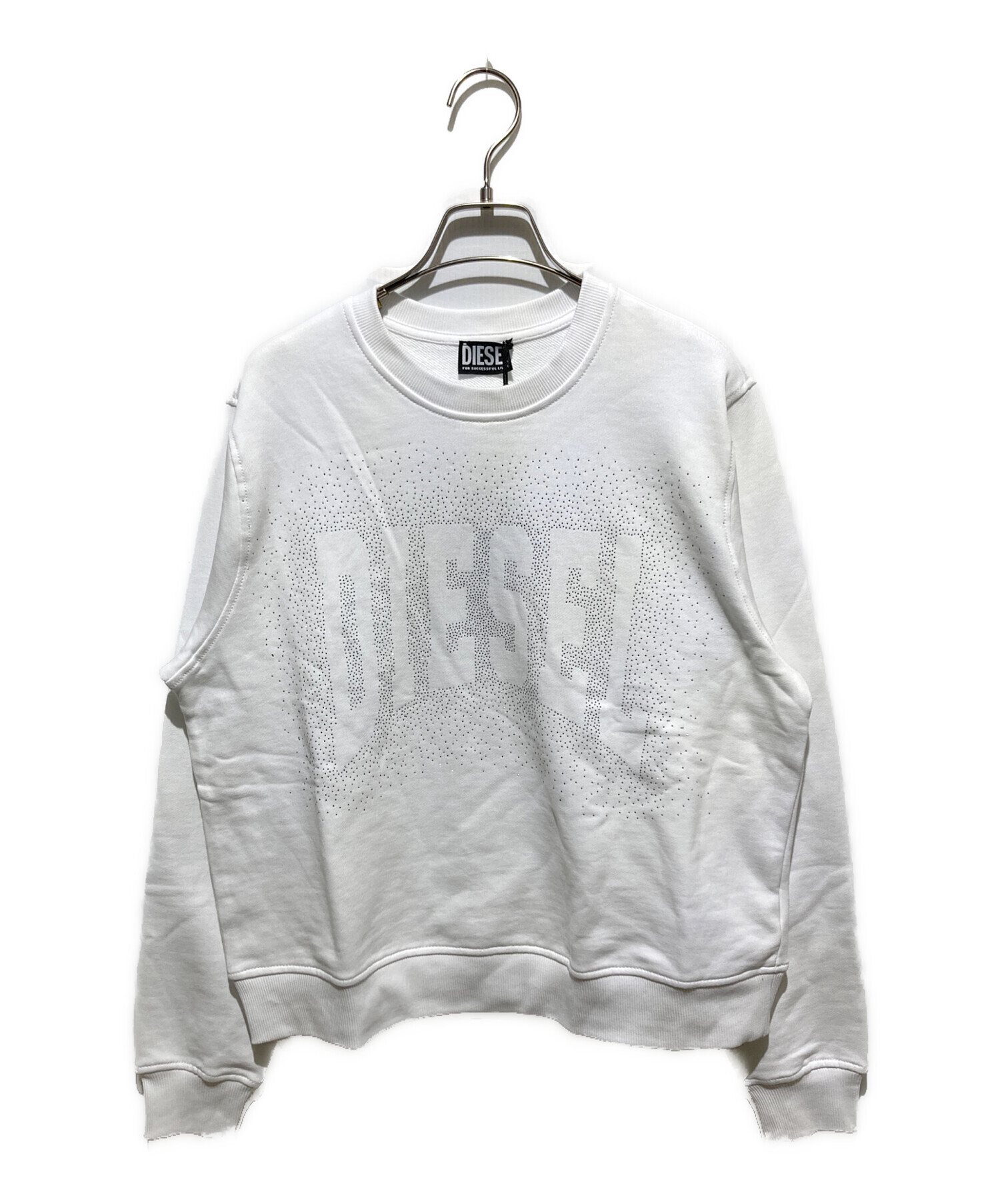 DIESEL BLACK GOLD スウェット XS 白 【古着】【中古】【送料無料】 DIESEL BLACK GOLD（ディーゼルブラックゴールド）の古着・中古通販