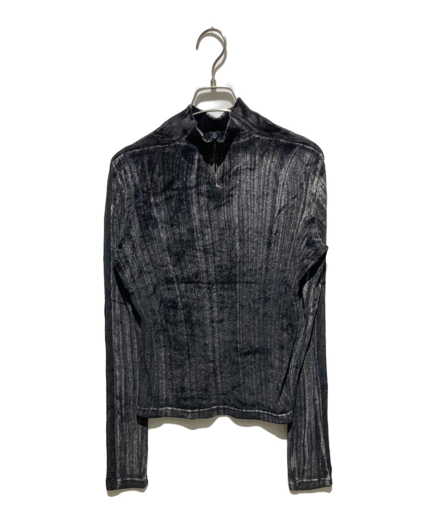 中古・古着通販】DIESEL (ディーゼル) ロゴ刺繍ハイネックカットソー 