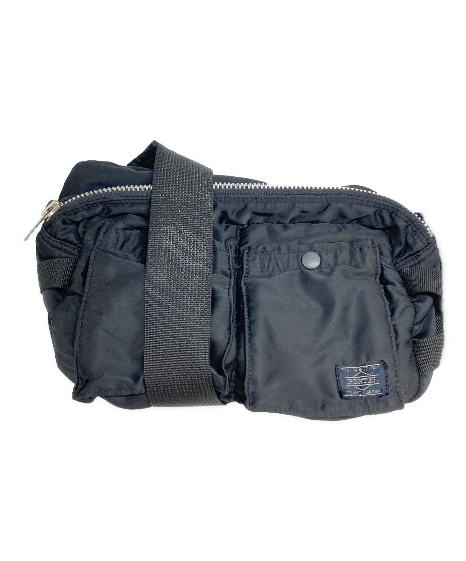 中古・古着通販】PORTER (ポーター) タンカーウエストバッグ ブラック