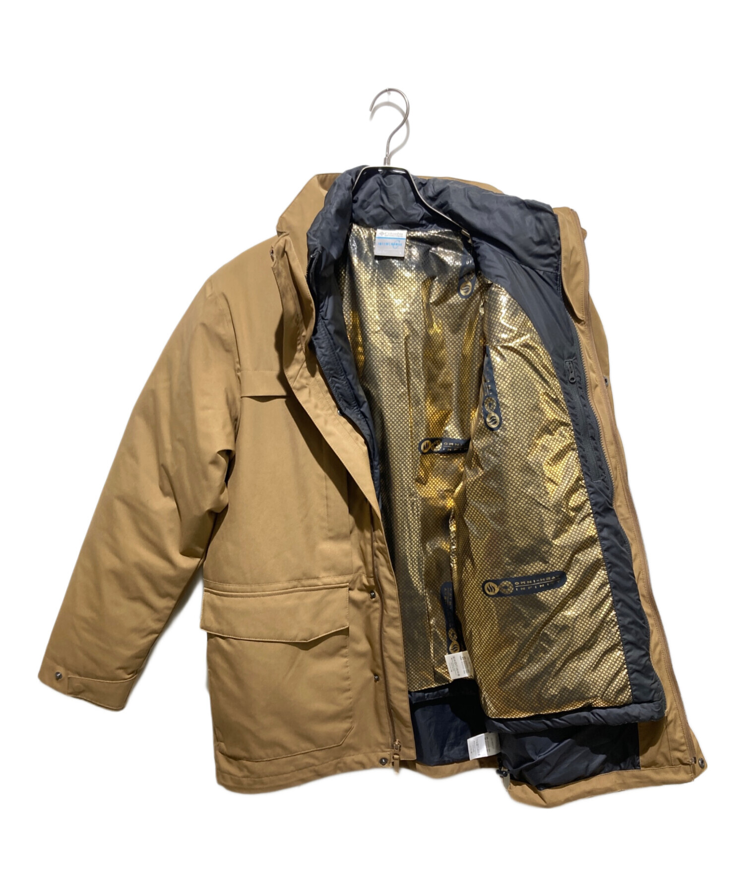 古着 Columbia コロンビア ジャケット L ベージュ系 アウトドア メンズ 