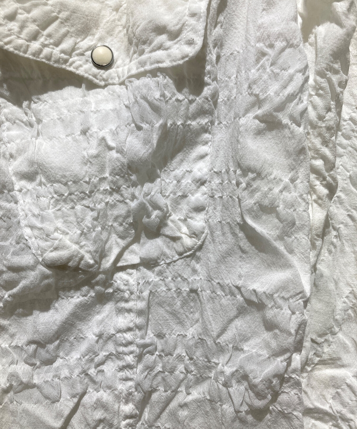 中古・古着通販】L.G.B (ルグランブルー) シワ加工カットオフシャツ