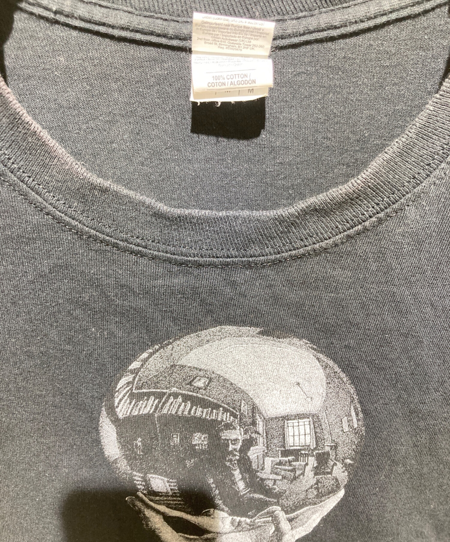中古・古着通販】GILDAN (ギルダン) M.C.Escher 騙し絵ロングスリーブT