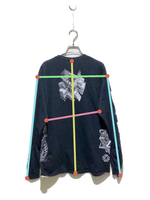 中古・古着通販】GILDAN (ギルダン) M.C.Escher 騙し絵ロングスリーブT