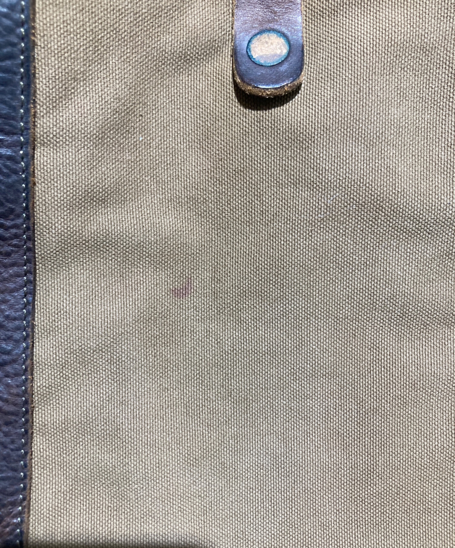 中古・古着通販】RRL (ダブルアールエル) イタリア製レザーキャンバス