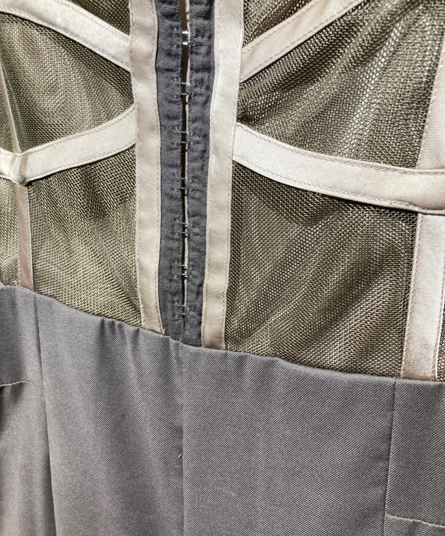 中古・古着通販】JOSE MOON (ジョゼムーン) BUSTIER JUMPSUIT グレー