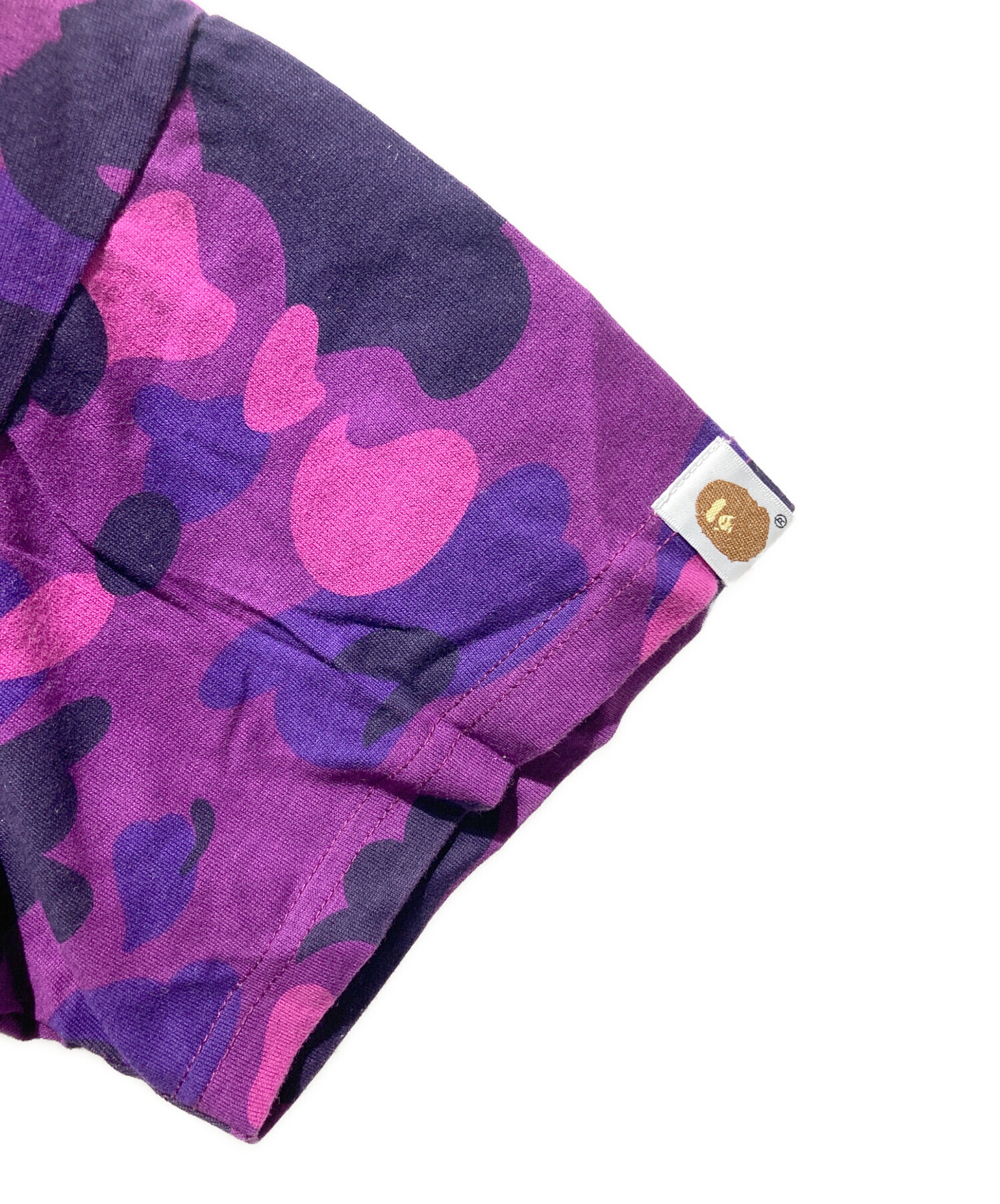 中古・古着通販】A BATHING APE (アベイシングエイプ) パープルカモt 