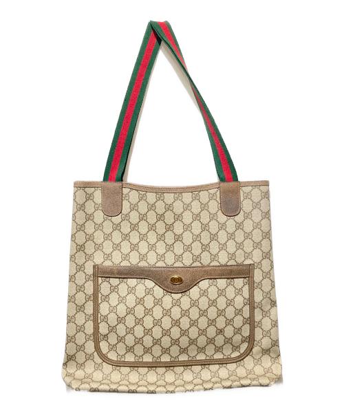 中古・古着通販】GUCCI (グッチ) OLD シェリーライン トートバッグ 中古・古着通販】GUCCI (グッチ) OLD シェリーライン トートバッグ