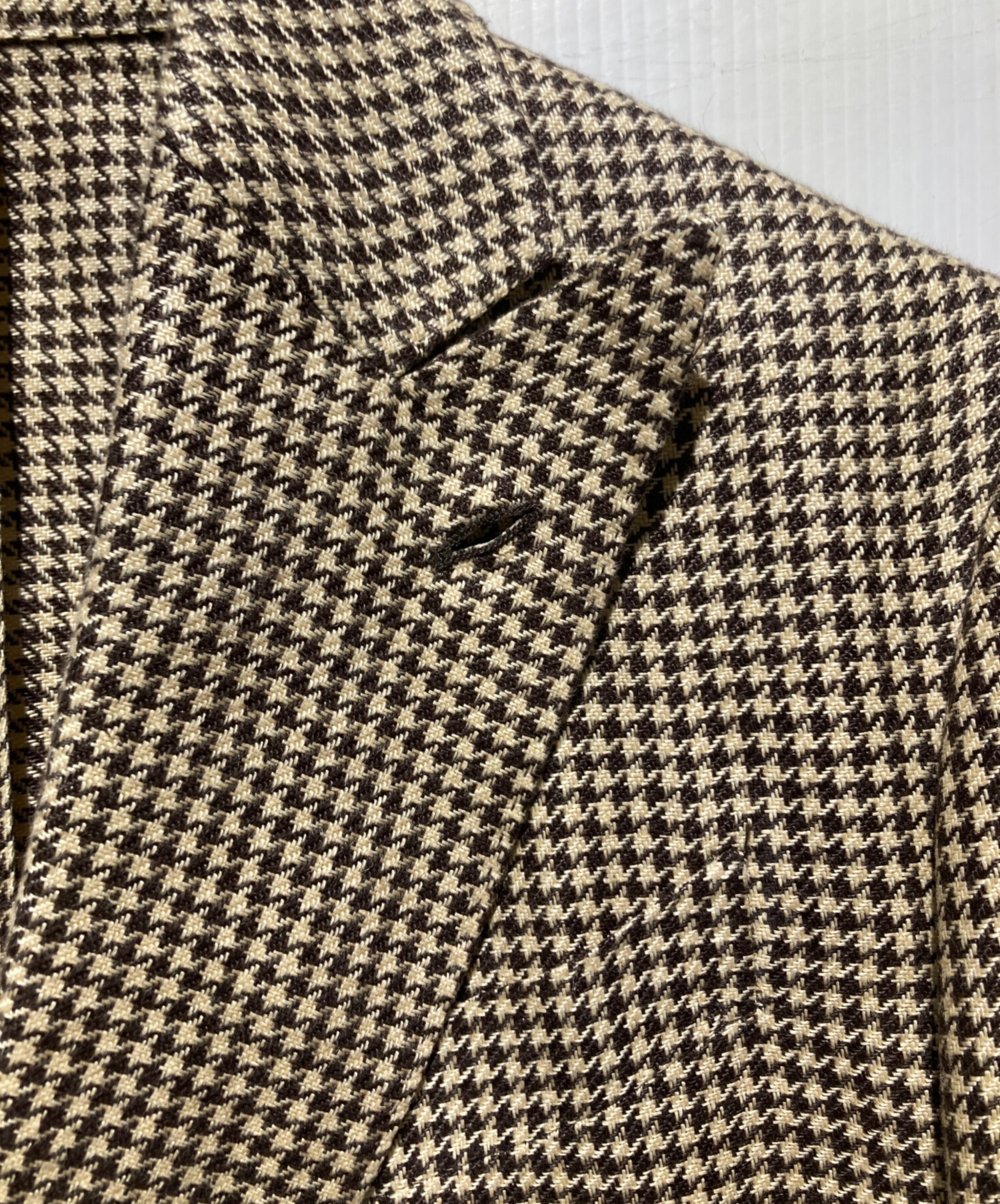 中古・古着通販】LARDINI (ラルディーニ) リネン千鳥柄ダブル
