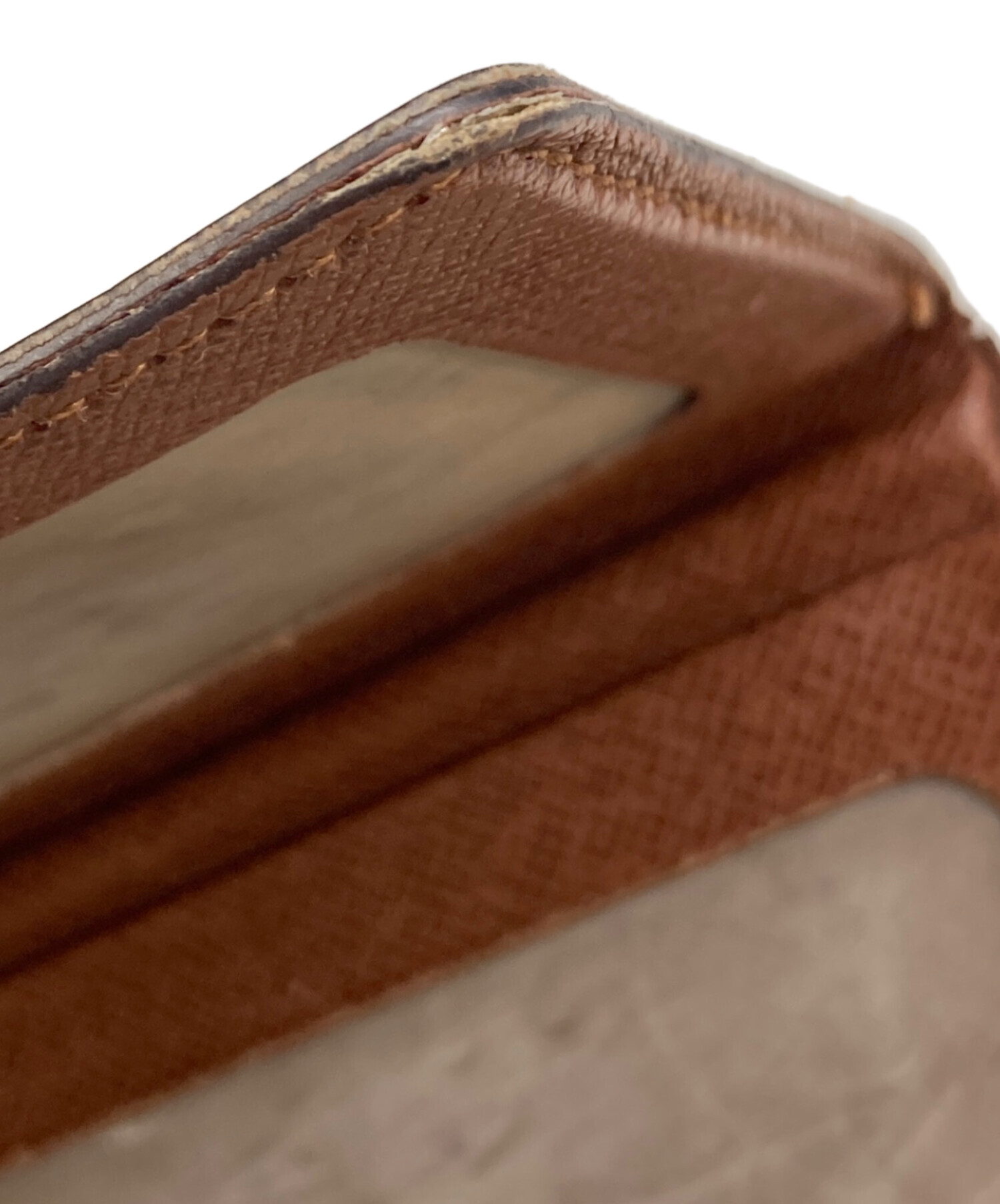 ヴィンテージ パスケース ロゴ LV 中古・古着通販】LOUIS VUITTON (ルイ ヴィトン) パスケース ブラウン