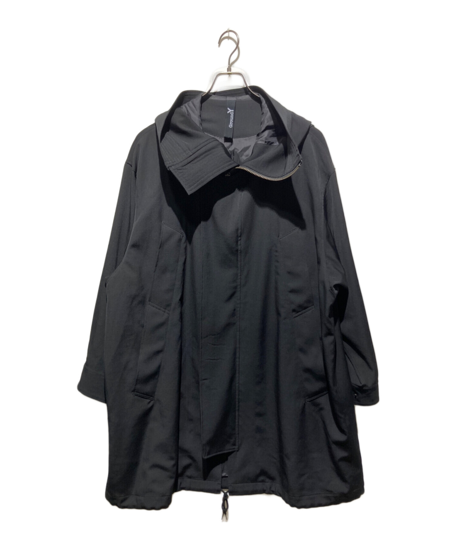 中古・古着通販】GROUND Y (グラウンドワイ) Gabardine Double long 中古・古着通販】GROUND Y (グラウンドワイ) Gabardine Double long
