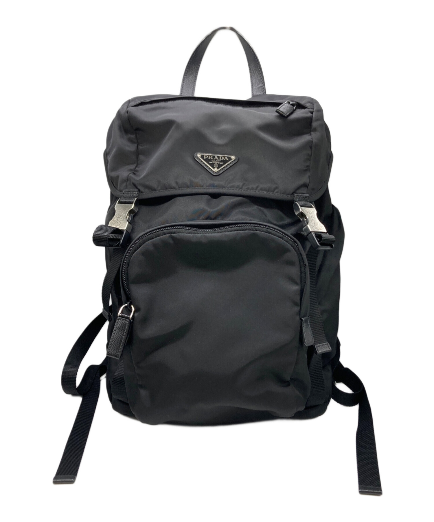 中古・古着通販】PRADA (プラダ) Re-Nylon バッグパック ブラック