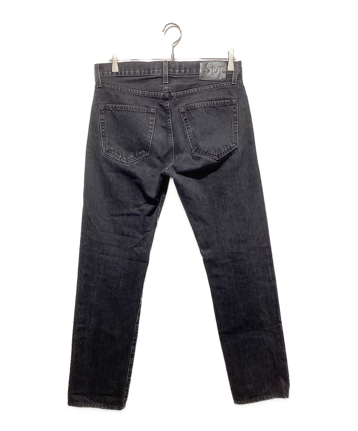 中古・古着通販】Supreme (シュプリーム) スリムデニムパンツ ブラック