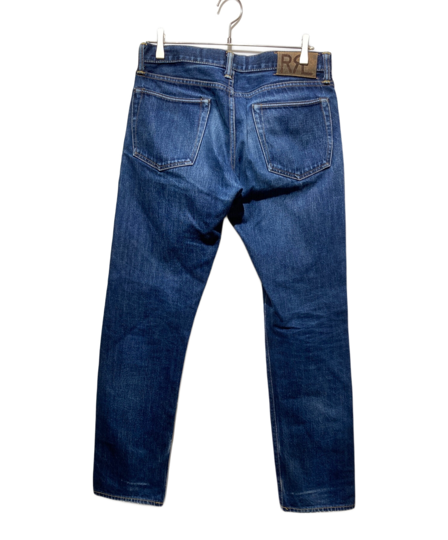 RRL スリムフィット セルビッチデニム w33 USA製 中古・古着通販】RRL (ダブルアールエル) USA製 スリムフィット