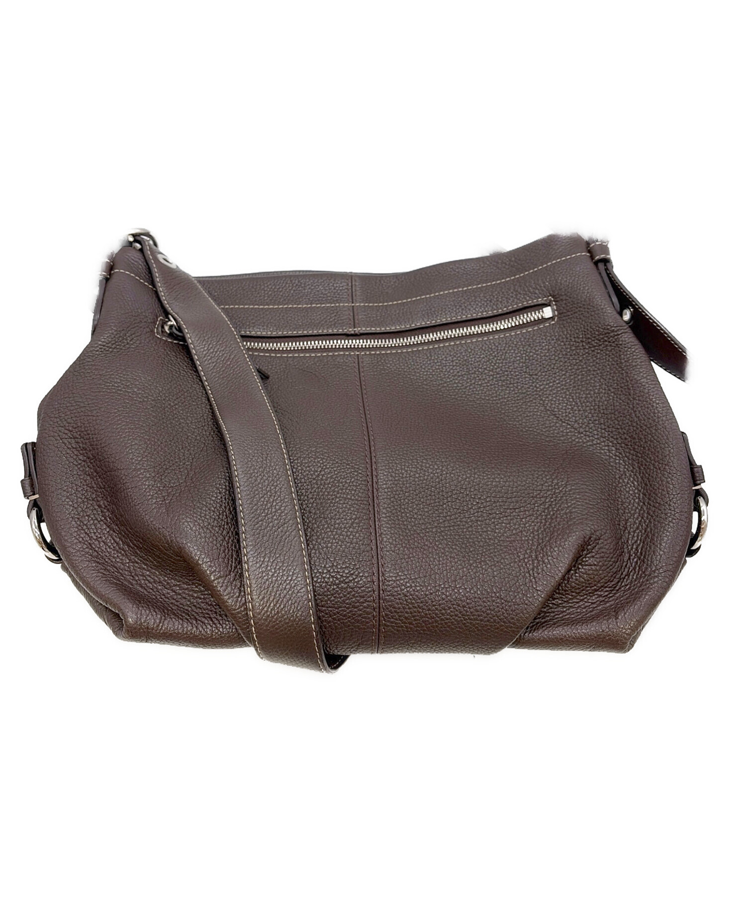 中古・古着通販】COACH (コーチ) ショルダーバッグ ブラウン｜ブランド