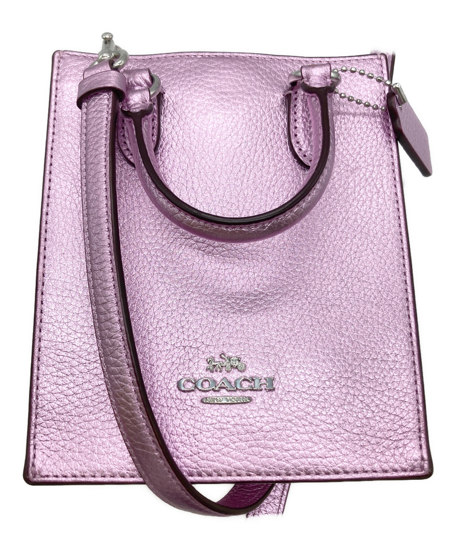 未使用  COACH コーチ トートバッグ  ショルダーバッグ ピンク COACH - 未使用 COACH コーチ シティ ショルダー 2WAY ミニ トート