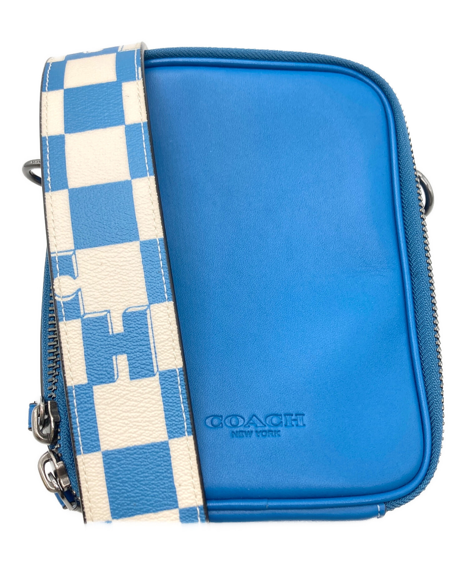 北米スターバックス COACH コーチ コラボ 非売品 激レア カード　価格相談 中古・古着通販】COACH (コーチ) スタントン クロスボディ・チェッカー