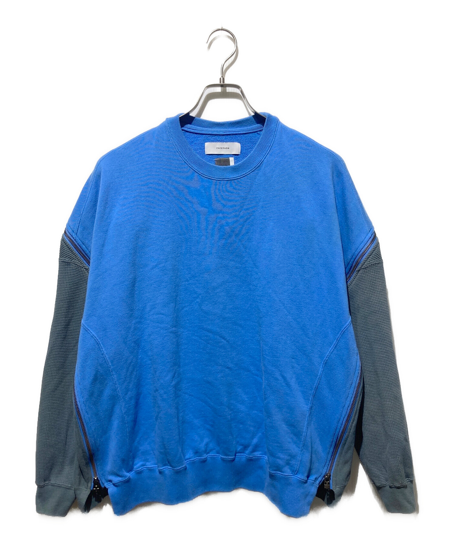 K*！様 FACETASM 15ss スウェット 中古・古着通販】FACETASM (ファセッタズム) ジップスウェット/WAFFLE