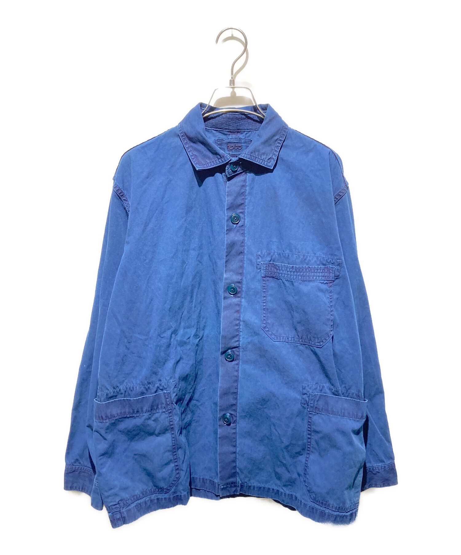 中古・古着通販】hobo (ホボ) ARTISAN SHIRT JACKET COTTON TWILL 