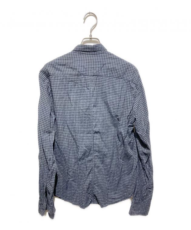 フランクアンドアイリーン シャツ コットン グレーチェック PAUL 大きめ 中古・古着通販】Frank&Eileen (フランクアンドアイリーン) PAUL
