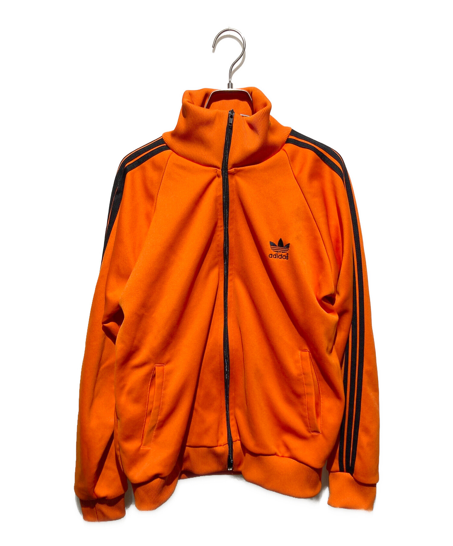 80s 90s adidad トラックジャケット オレンジ 中古・古着通販】adidas (アディダス) トラックジャケット オレンジ