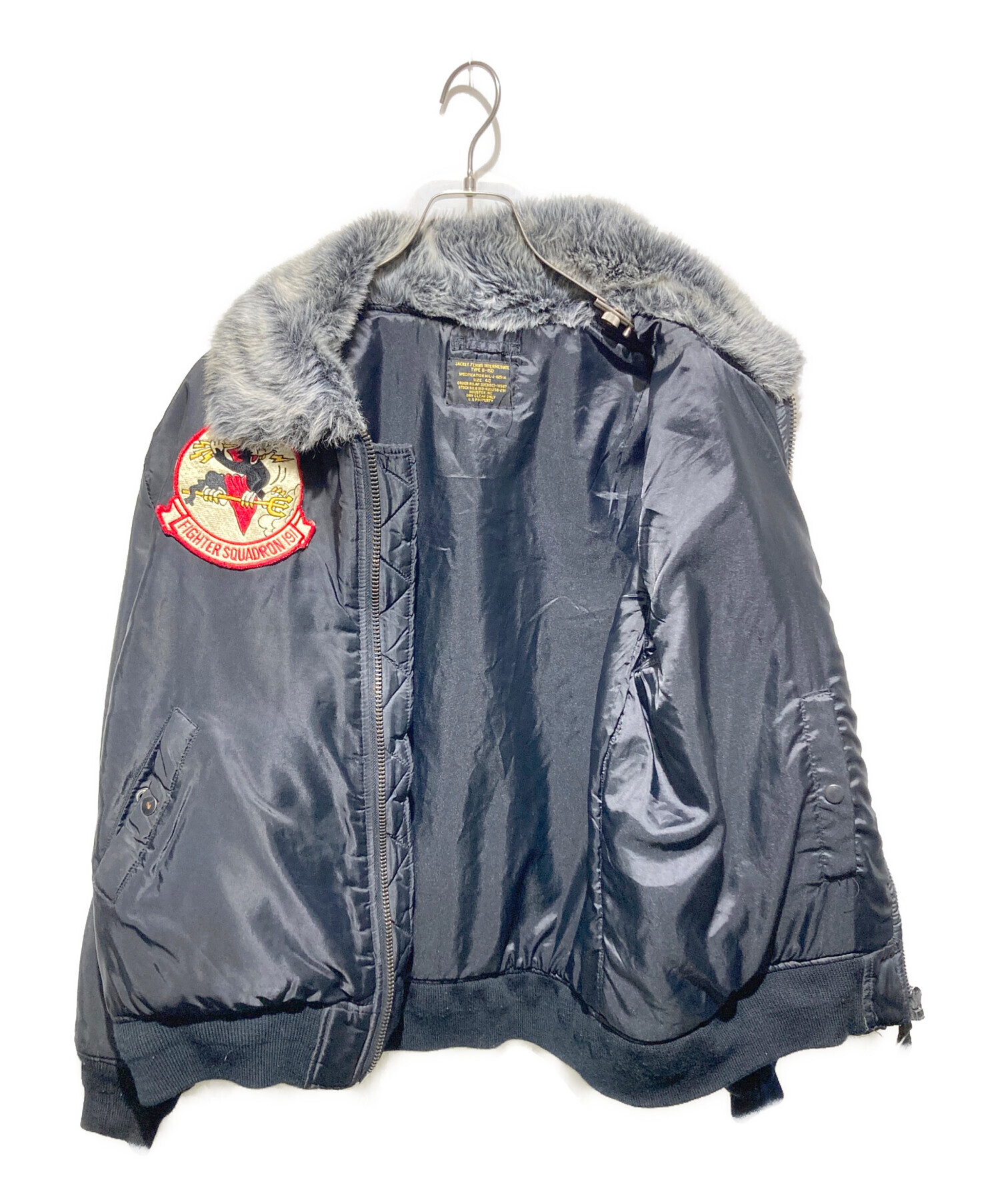 中古・古着通販】HOUSTON (ヒューストン) B-15Dワッペン付フライト