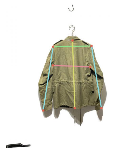 中古・古着通販】HYKE (ハイク) ミリタリージャケット グリーン サイズ