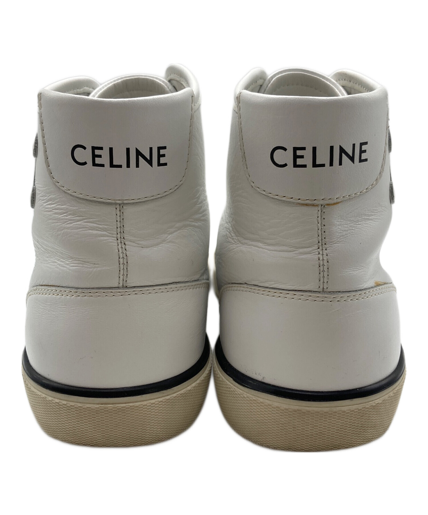 CELINE トリオンフ ハイカット スニーカー 中古・古着通販】CELINE (セリーヌ) トリオンフハイカットスニーカー